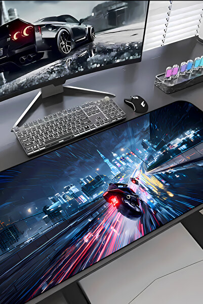 Charmbi Mousepad ProControl Motoscyle 30x70 Gaming Mousepad talpă antialuneca...