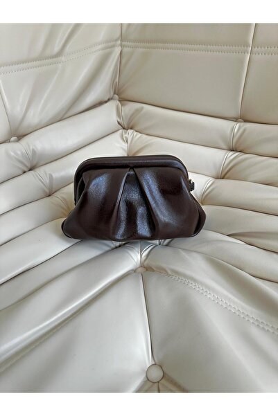 minebag حذاء كلاتش فورم بحزام طويل ديجاس نسائي حقيبة بني