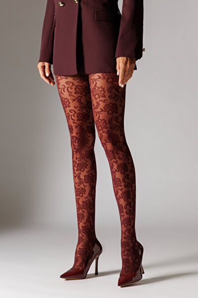 Laura Baldini Lace tights with Patterned ELYRA