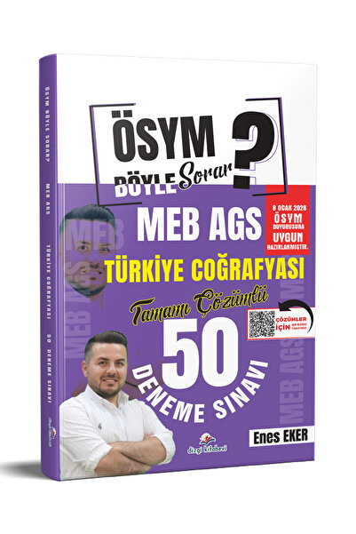 Dizgi Kitap ÖSYM Böyle Sorar 2026 MEB AGS Türkiye Coğrafyası Tamamı PDF Çözüm...