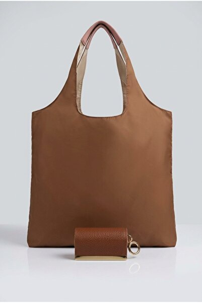 MRS.MODA Women's Fenomen Keychain Foldable Shopping and Sports Bag Shoulder Bag