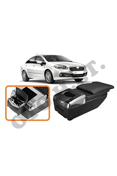 OTO H.İ.T. FİAT LİNEA UYUMLU BARDAKLIKLI LÜKS KOL DAYAMA KOLÇAK SİYAH İTHAL.