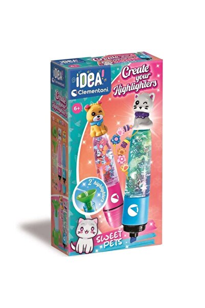 Baby Clementoni 18875 Idea Clemetoni - Fosforlu Kalem Tasarım Seti - Evcil Ha...