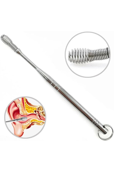 MaffStuff Set Instrumente Metalice Curatare Urechi 2 Bucati