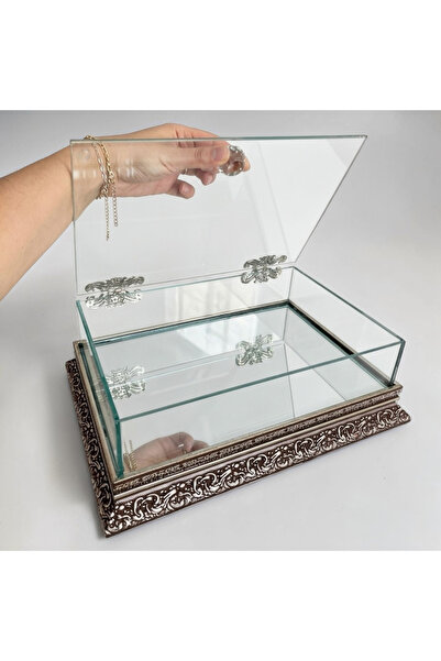 AYZ HOME Cutie de ciocolată și cutie de machiaj cu închidere cu balamale, din...