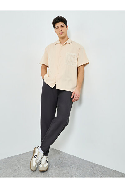 Styli Men Blue Relaxed Fit Trousers