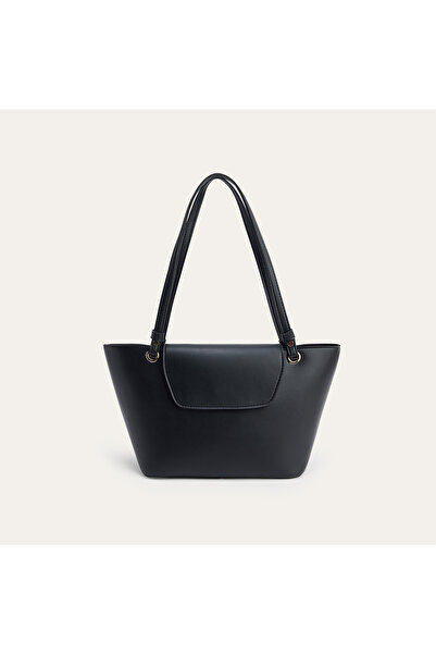 Mudo KAPAKLI DERİ GÖRÜNÜMLÜ EL ÇANTASI