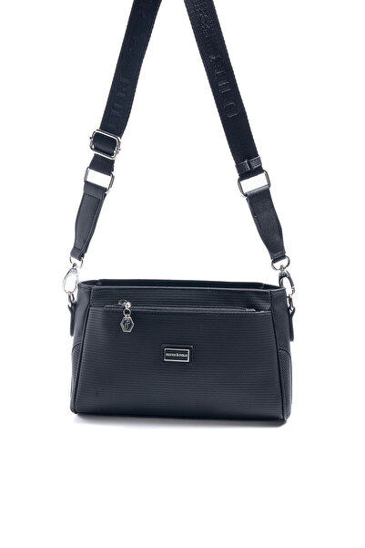 Silver Polo Silver & Polo SP1273 Γυναικείο Τσάντα χιαστί Honeycomb Μαύρο-Μαύρο