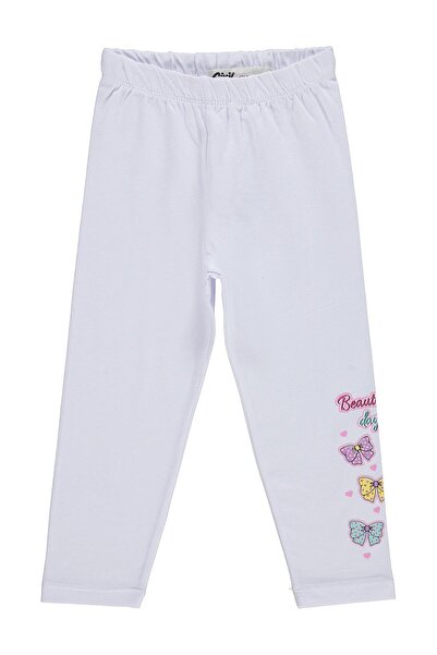 Civil Girls Κολάν Beautiful Day με τύπωμα για Ηλικίες 2-5 - Λευκό