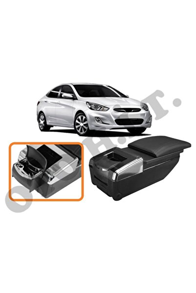 OTO H.İ.T. HYUNDAİ ACCENT BLUE UYUMLU BARDAKLIKLI LÜKS KOL DAYAMA KOLÇAK SİYA...