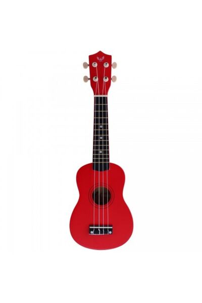 Angel AUK21-RD Kırmızı Soprano Ukulele