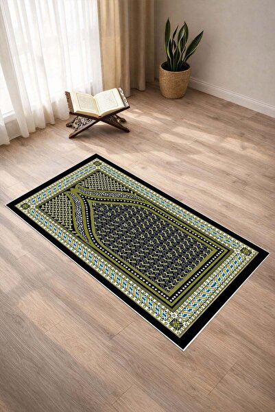 Pelura Halı Classic Mihrap Patterned Digital Print Pcs Non-Slip Sole Washable...