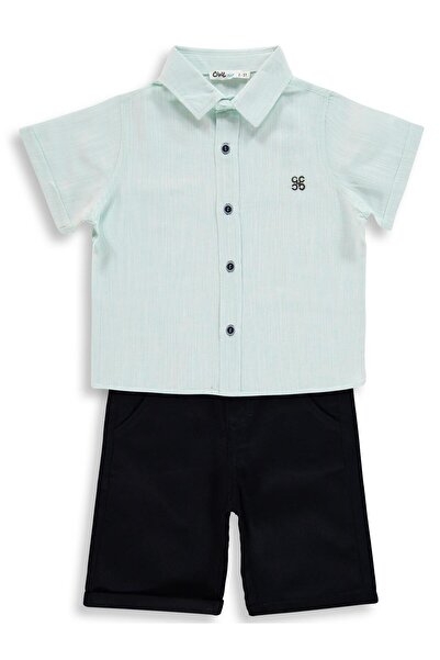 Civil Boys 2-Piece Set with Shirt and Shorts for 2-5 Years Old - Green