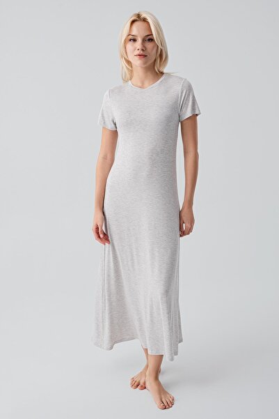 Artış Rochie cu mânecă scurtă, lungă, basic confortabilă, casual, material el...