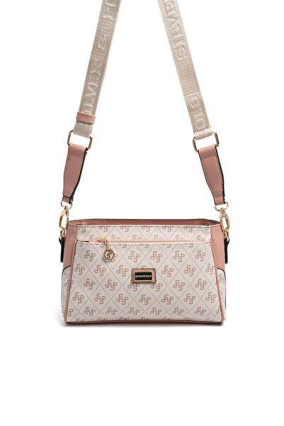 Silver Polo Silver & Polo SP1273 Femei geantă crossbody Monogram Roz-Somon