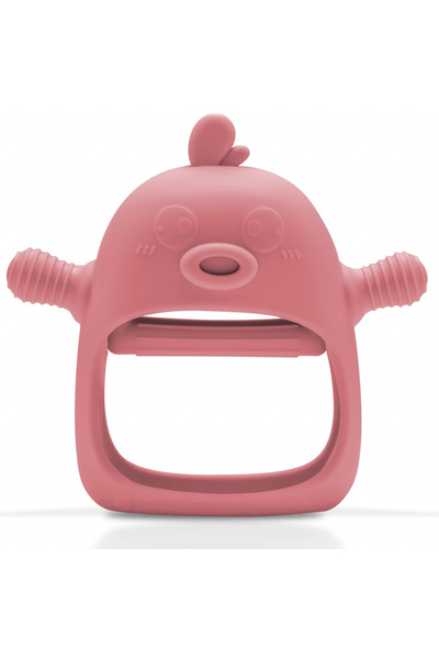 MaffStuff Pink Silicone Baby Teething Toy 6 Months