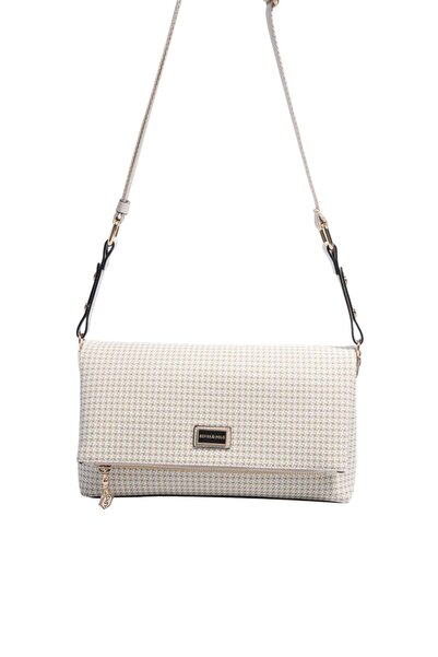 Silver Polo Silver & Polo SP1278 Femei geantă crossbody ecosez Line Square Sa...