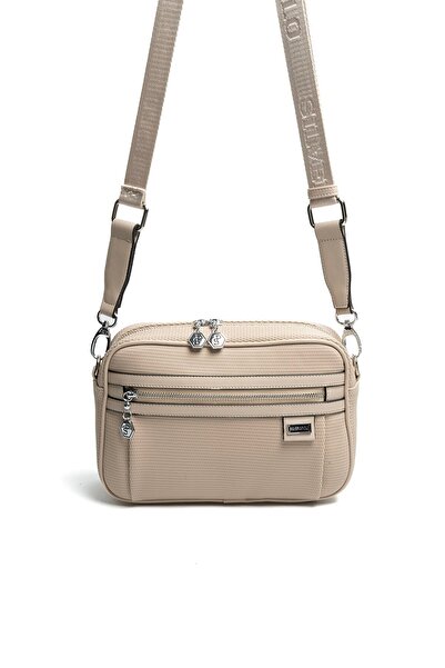 Silver Polo Silver & Polo Sp1280 Women's Crossbody Bag Honeycomb Sand Beige-S...
