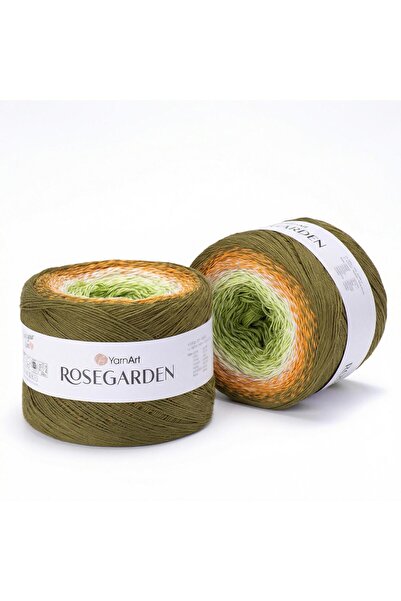 Yarnart روز جاردن - خيط حياكة يدوي مصبوغ EBRULI-340