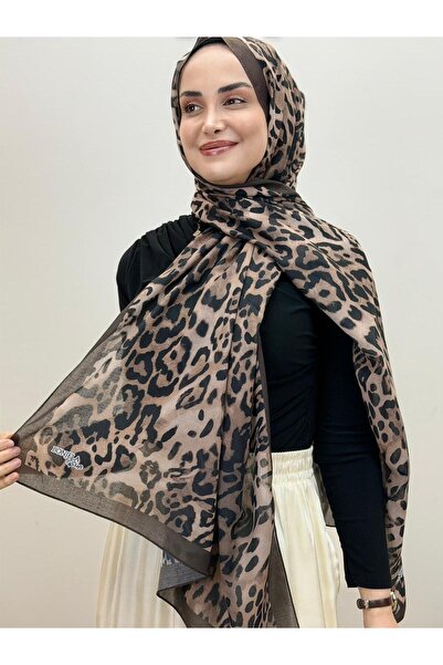 JOOQSTORE Leopar Desen Soft Şal