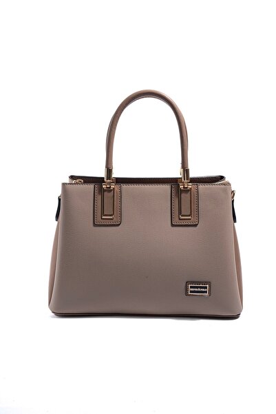 Silver Polo Silver & polo sp1000 women's Clutch Bag flat dark beige-latte