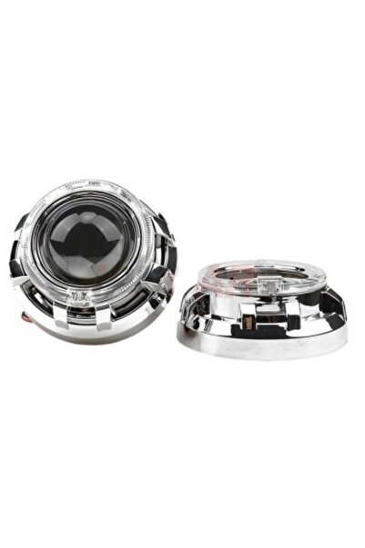 Xenon Bright Set of 2 ornaments Magnifying glass with Angel Eyes on LED, Z113