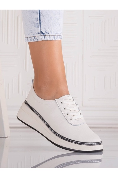 ANGEL BLUE Pantofi casual de damă bej din piele Alonsa, mărimea 40