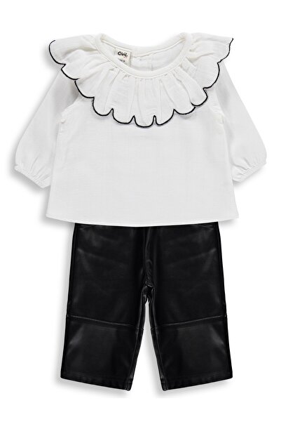 Civil Baby Collared Suit Leather 6-18 Months - Black 18-24 Months