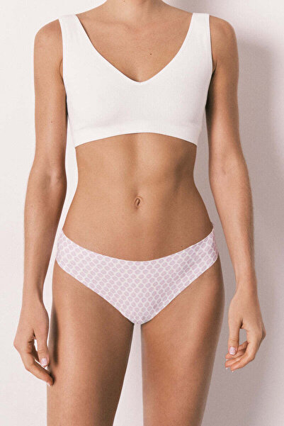 Women'secret Clean cut floral print Brazilian panty