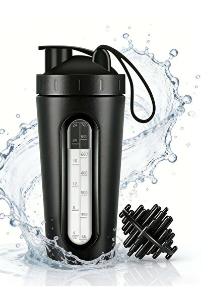 Arabest زجاجة خلط البروتين من الفولاذ المقاوم للصدأ، كوب معدني مانع للتسرب سع...