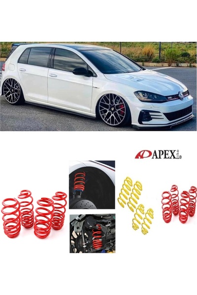 VW GOLF 7 2013-2017 DİZEL UYUMLU APEXİ 4.5 CM SPOR YAY