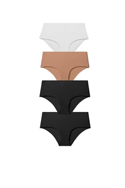 Stars Underwear Butik1avm Kadın lazer kesim yüksek bel Esnek Yumuşak Dokulu 4...