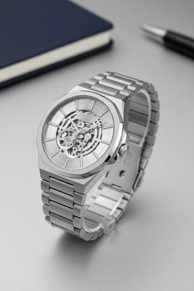 Reward Automatic Mechanism Skeleton Dial Men's Wristwatch