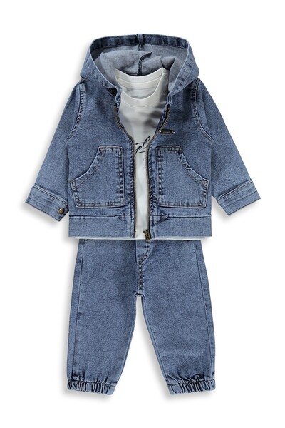 Concept. Concept jacket 3-piece 6-18 month set - blue