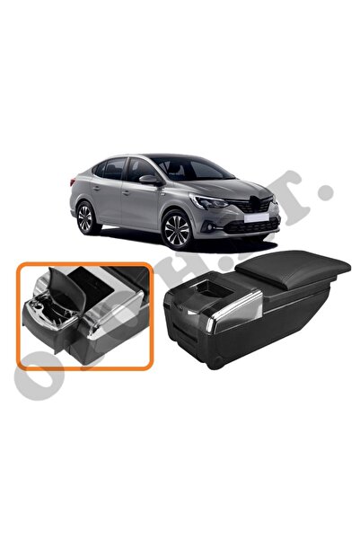 OTO H.İ.T. RENAULT TALİANT UYUMLU BARDAKLIKLI LÜKS KOL DAYAMA KOLÇAK SİYAH İT...