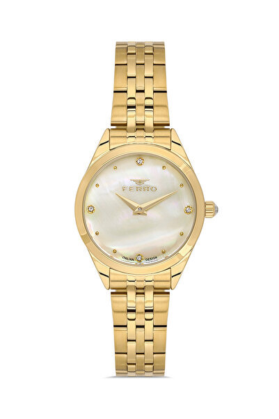 FERRO Yellow Steel Cord Women Wrist Watch Fl40141A-B4 3Atm Waterproof 2-Year ...