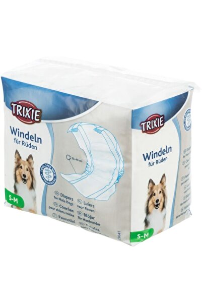 Trixie حفاضات للكلاب الذكور، 12 قطعة - مقاس XS