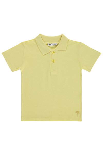 Civil Boys Tricou pentru băieți cu guler polo și broderie cu palmieri, pentru...