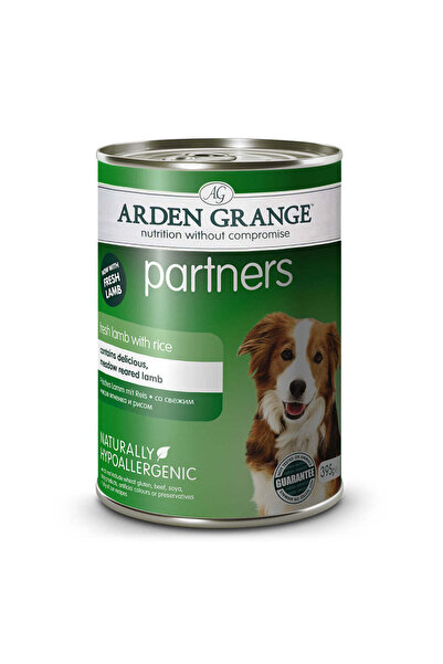 Arden Grange طعام الكلاب الرطب من بارتنرز بنكهة لحم الضأن والأرز والخضراوات