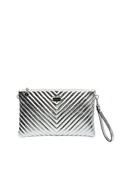 Silver Polo Жіночий портфель та клатч Silver & Polo SP1034 Crash Silver-Silver