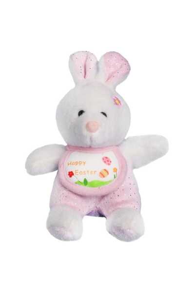 Goliat Różowy Pluszak KRÓLIK Wielkanocny z Napisem „Paște fericit”