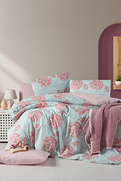 MyStory Home Çify Kişilik Duvet Cover Set Elegant Mint