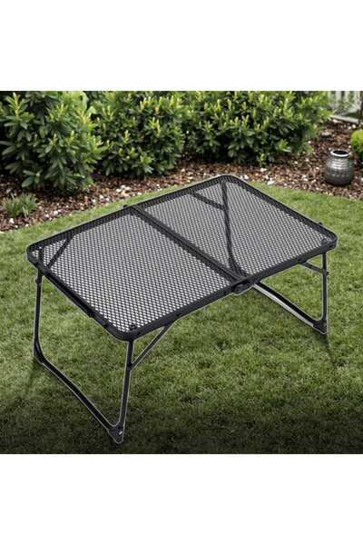 VENUSTAR Masa pliabila din plasa de fier, portabila, 70×40