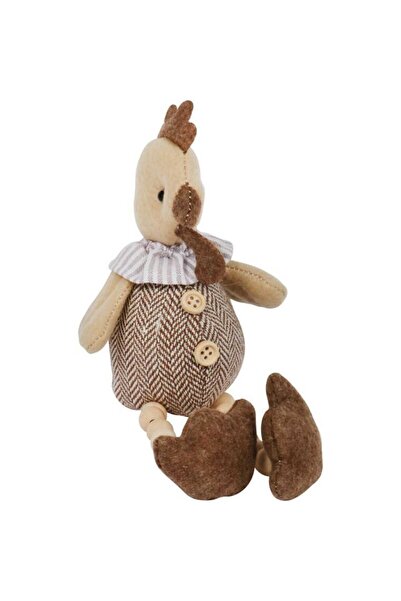 Goliat KURA PLUSZOWA FIGURKA SIEDZĄCA BRĄZOWA