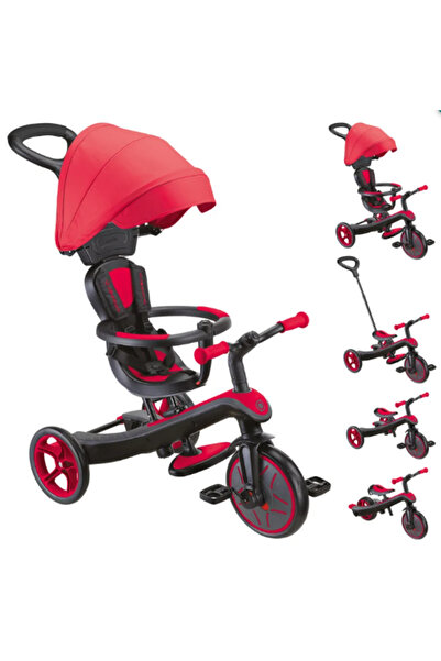 Globber Explorer 4in1 Katlanabilir Bisiklet Kırmızı