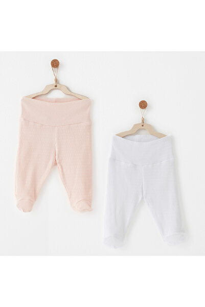 andywawa Baby Footed Pants 2 Pcs Jacquard Special Modal