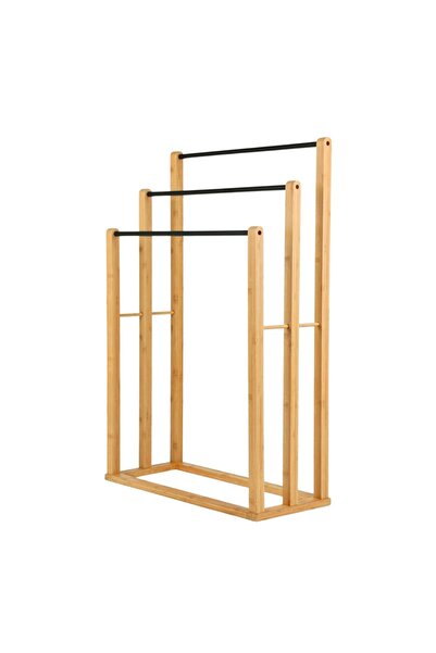 jumi Ράφι πετσετών, καφέ και μαύρο, 83,5 x 55 x 24 εκ.