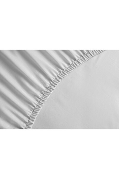 Kanz SET DE CEARȘAF CU ELASTIC BABY RANFORCE - ALB