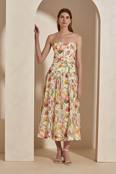 Dahlia Bianca Paula Floral Print Dress