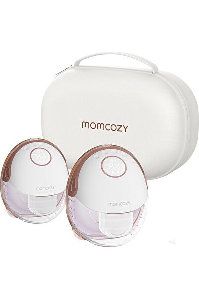 Momcozy مضخة الثدي M6، سهلة الاستخدام، محمولة، قابلة للارتداء، مثالية لإيقاع ...